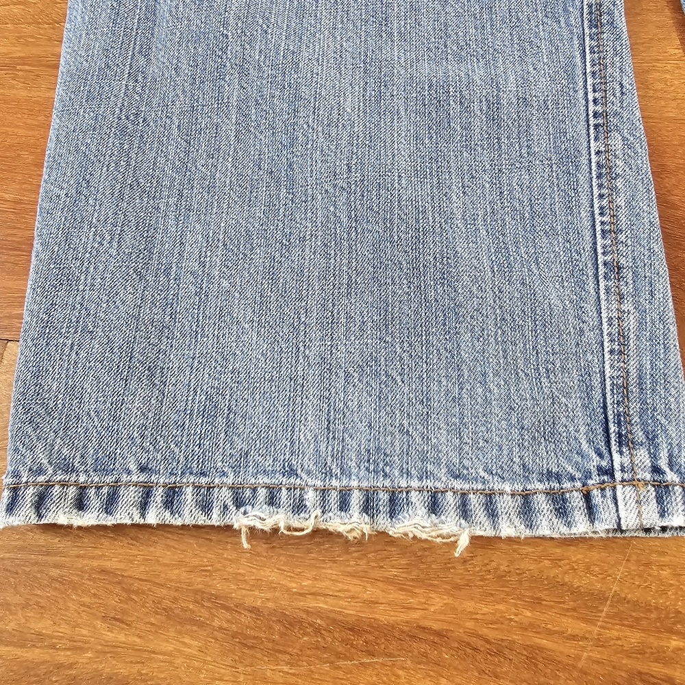 Sean John Jeans Blue Medium Wash Denim Baggy Hip Hop Distressed Ripped Men 40x32 - Picture 3 of 16